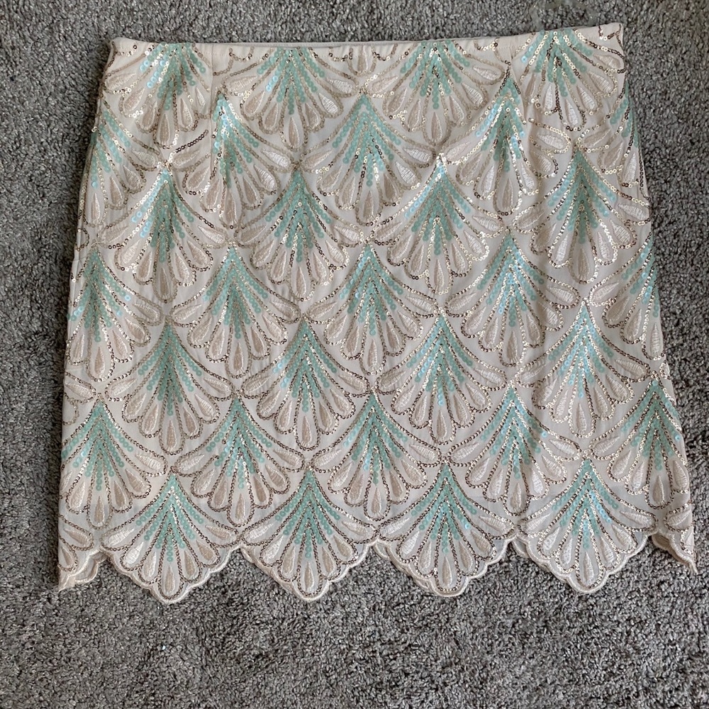 NWT Sequined mini skirt